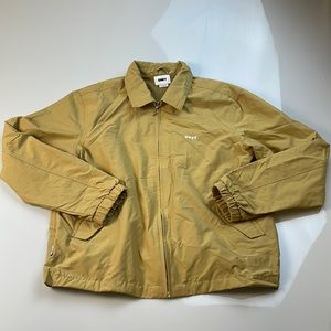 Obey Women Windbreaker Pull Zip Yellow                                   X32-10